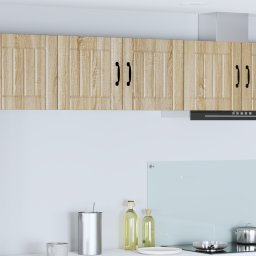 vidaXL Wandkast LUCCA Sonoma Eiken 80 x 31 x 40 cm Bewerkt hout