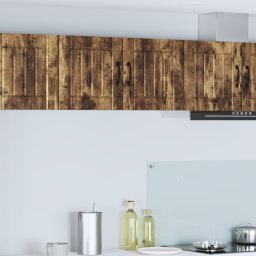 vidaXL Wandkast LUCCA Gerookt eiken 80 x 31 x 40 cm Bewerkt hout