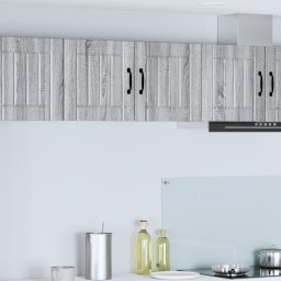 vidaXL Wandkast LUCCA Grijs sonoma 80 x 31 x 40 cm Bewerkt hout