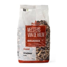 De Halm Muesli Vruchten Biologisch
