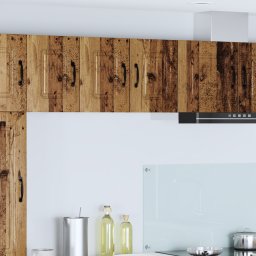 vidaXL Vaatwasserpaneel Kalmar 2 st Oudhout Bewerkt hout