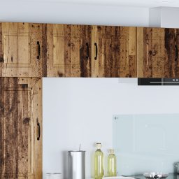 vidaXL Vaatwasserpaneel Kalmar 2 st Oudhout Bewerkt hout