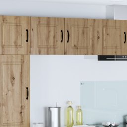 vidaXL Vaatwasserpaneel Kalmar 2 st Artisan Eiken Bewerkt hout