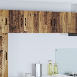 vidaXL Vaatwasserpaneel Kalmar 2 st Oudhout Bewerkt hout