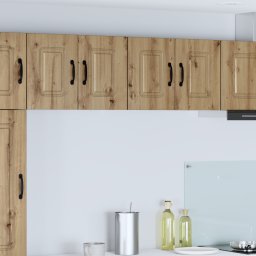 vidaXL Vaatwasserpaneel Kalmar 2 st Artisan Eiken Bewerkt hout