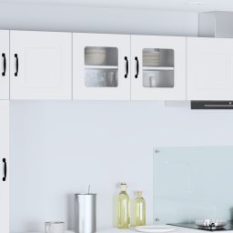 vidaXL Vaatwasserpaneel Kalmar Wit 80 x 31 x 40 cm Bewerkt hout