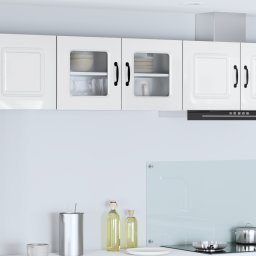 vidaXL Vaatwasserpaneel Kalmar Hoogglans wit 80 x 31 x 40 cm