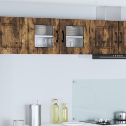 vidaXL Vaatwasserpaneel Kalmar Gerookt eiken 80 x 31 x 40 cm