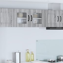 vidaXL Vaatwasserpaneel Kalmar Grijs Sonoma 80 x 31 x 40 cm