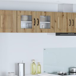 vidaXL Vaatwasserpaneel Kalmar Artisan Eiken 80 x 31 x 40 cm
