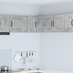 vidaXL Vaatwasserpaneel Kalmar Beton Grijs 57 x 57 x 40 cm
