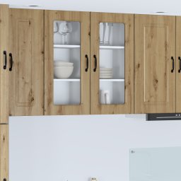 vidaXL Vaatwasserpaneel Kalmar Artisan Eiken 40 x 31 x 80 cm