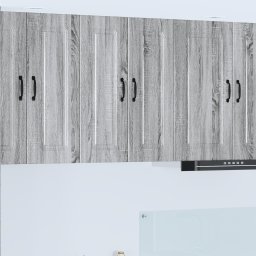 vidaXL Vaatwasserpaneel Kalmar 2 st Grijs Sonoma Bewerkt hout