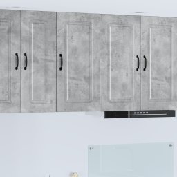 vidaXL Vaatwasserpaneel Kalmar Beton Grijs 40 x 31 x 80 cm