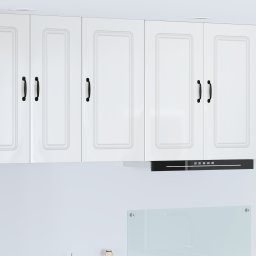 vidaXL Vaatwasserpaneel Kalmar Hoogglans wit 40 x 31 x 80 cm