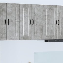 vidaXL Vaatwasserpaneel Kalmar Beton Grijs 60 x 31 x 80 cm