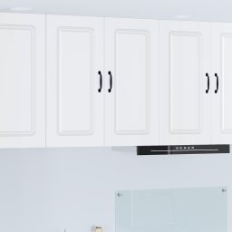 vidaXL Vaatwasserpaneel Kalmar Wit 80 x 31 x 80 cm Bewerkt hout