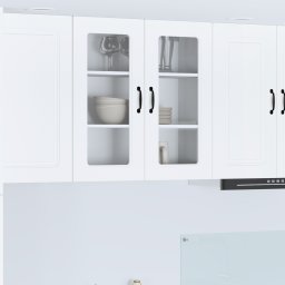 vidaXL Vaatwasserpaneel Kalmar Wit 80 x 31 x 80 cm Bewerkt hout