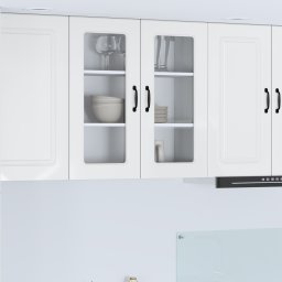 vidaXL Vaatwasserpaneel Kalmar Hoogglans wit 80 x 31 x 80 cm