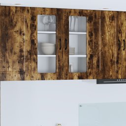 vidaXL Vaatwasserpaneel Kalmar Gerookt eiken 80 x 31 x 80 cm