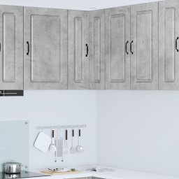 vidaXL Vaatwasserpaneel Kalmar Beton Grijs 57 x 57 x 80 cm
