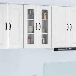 vidaXL Vaatwasserpaneel Kalmar Hoogglans wit 60 x 31 x 80 cm