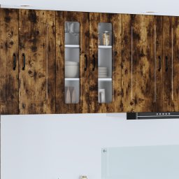 vidaXL Vaatwasserpaneel Kalmar Gerookt eiken 60 x 31 x 80 cm