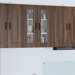 vidaXL Vaatwasserpaneel Kalmar Bruin Eiken 60 x 31 x 80 cm