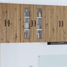 vidaXL Vaatwasserpaneel Kalmar Artisan Eiken 60 x 31 x 80 cm