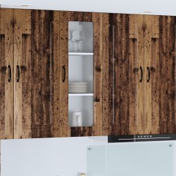 vidaXL Vaatwasserpaneel Kalmar Oudhout 40 x 31 x 100 cm Bewerkt hout