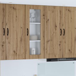 vidaXL Vaatwasserpaneel Kalmar Artisan Eiken 40 x 31 x 100 cm