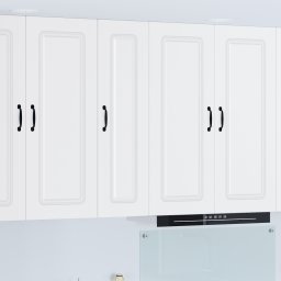 vidaXL Vaatwasserpaneel Kalmar Wit 30 x 31 x 100 cm Bewerkt hout