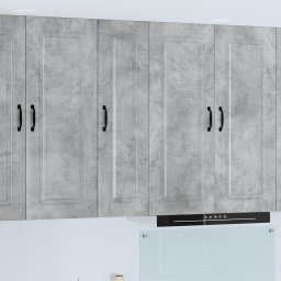 vidaXL Vaatwasserpaneel Kalmar Beton Grijs 30 x 31 x 100 cm