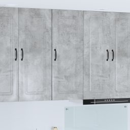 vidaXL Vaatwasserpaneel Kalmar Beton Grijs 40 x 31 x 100 cm