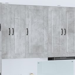 vidaXL Vaatwasserpaneel Kalmar Beton Grijs 50 x 31 x 100 cm