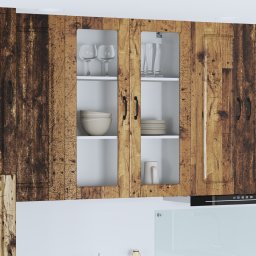 vidaXL Vaatwasserpaneel Kalmar Oudhout 80 x 31 x 100 cm Bewerkt hout