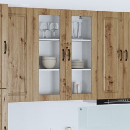 vidaXL Vaatwasserpaneel Kalmar Artisan Eiken 80 x 31 x 100 cm