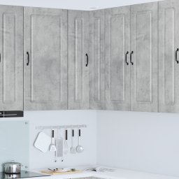 vidaXL Vaatwasserpaneel Kalmar Beton Grijs 57 x 57 x 100 cm