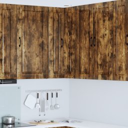 vidaXL Vaatwasserpaneel Kalmar Gerookt eiken 57 x 57 x 100 cm