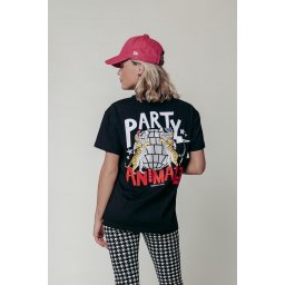 Colourful Rebel - Maat S - Party Animale Glitter Loose Fit Tee