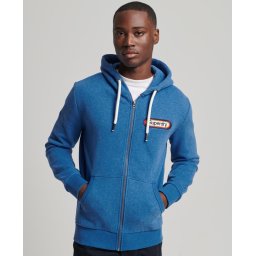 Superdry Maat L Heren Trui Vintage Core Logo Seasonal Hoodie Met Rits