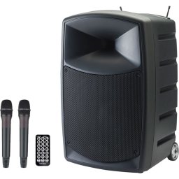 Audiophony CR12A-COMBO Bluetooth speaker met USB/SD en 2 UHF mics