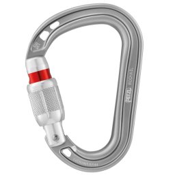PETZL Rocha Screw-Lock silver - Schroefkarabiner