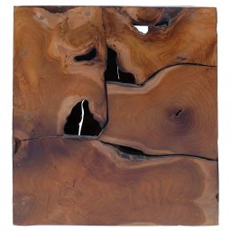 vidaXL Kruk 40x40x45 cm massief teakhout bruin