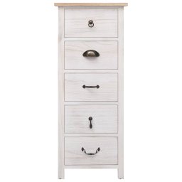 vidaXL Bijzetkast 35x25x87 cm paulowniahout