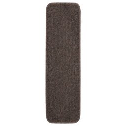 vidaXL Trapmatten 15 st anti-slip rechthoekig 75x20 cm bruin