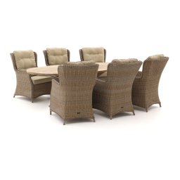 + 15% kassakorting | Intenso Milano/ROUGH-Y Ellips 240cm dining-lounge tuinset 7-delig - Laagste prijsgarantie!