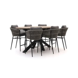 + 15% kassakorting | Bellagio Mineo/ROUGH-Y Ellips 240cm barset 7-delig - Laagste prijsgarantie!