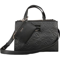 GUESS - Janay Status Satchel - Zwart - Vrouwen