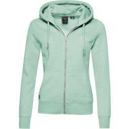 Superdry Maat L Dames Trui Vintage Logo hoodie met rits